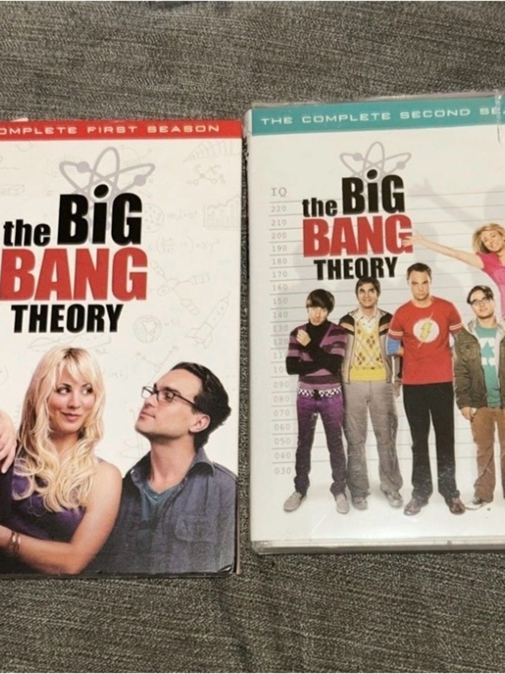Big Bang Theory Season 1 & 2 DVD Sets Season 2 is a little beat up